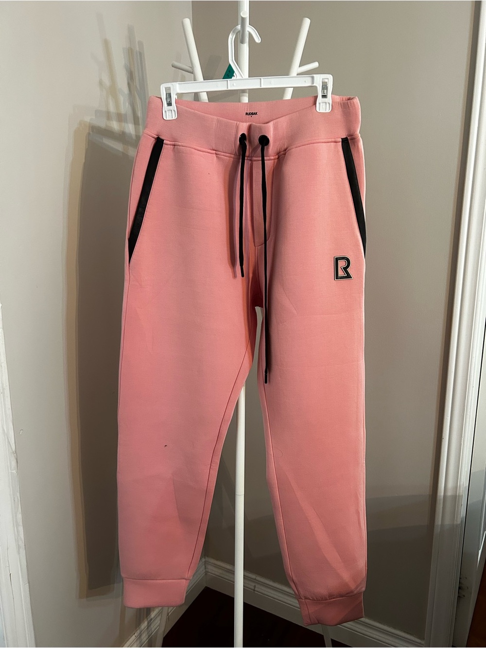 RUDSAK Pink Jogger Track Pants with Black Trim